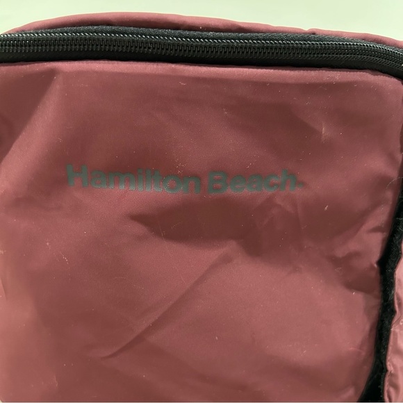 Hamilton Beach Crock Pot Insulated Carry Case Holiday Potluck Zipper Travel Bag - Picture 2 of 8